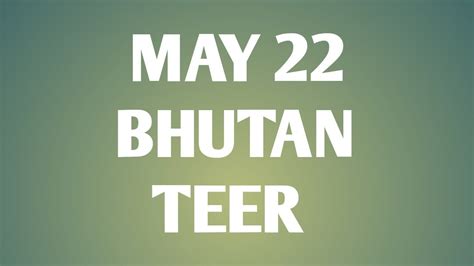 bhutan teer